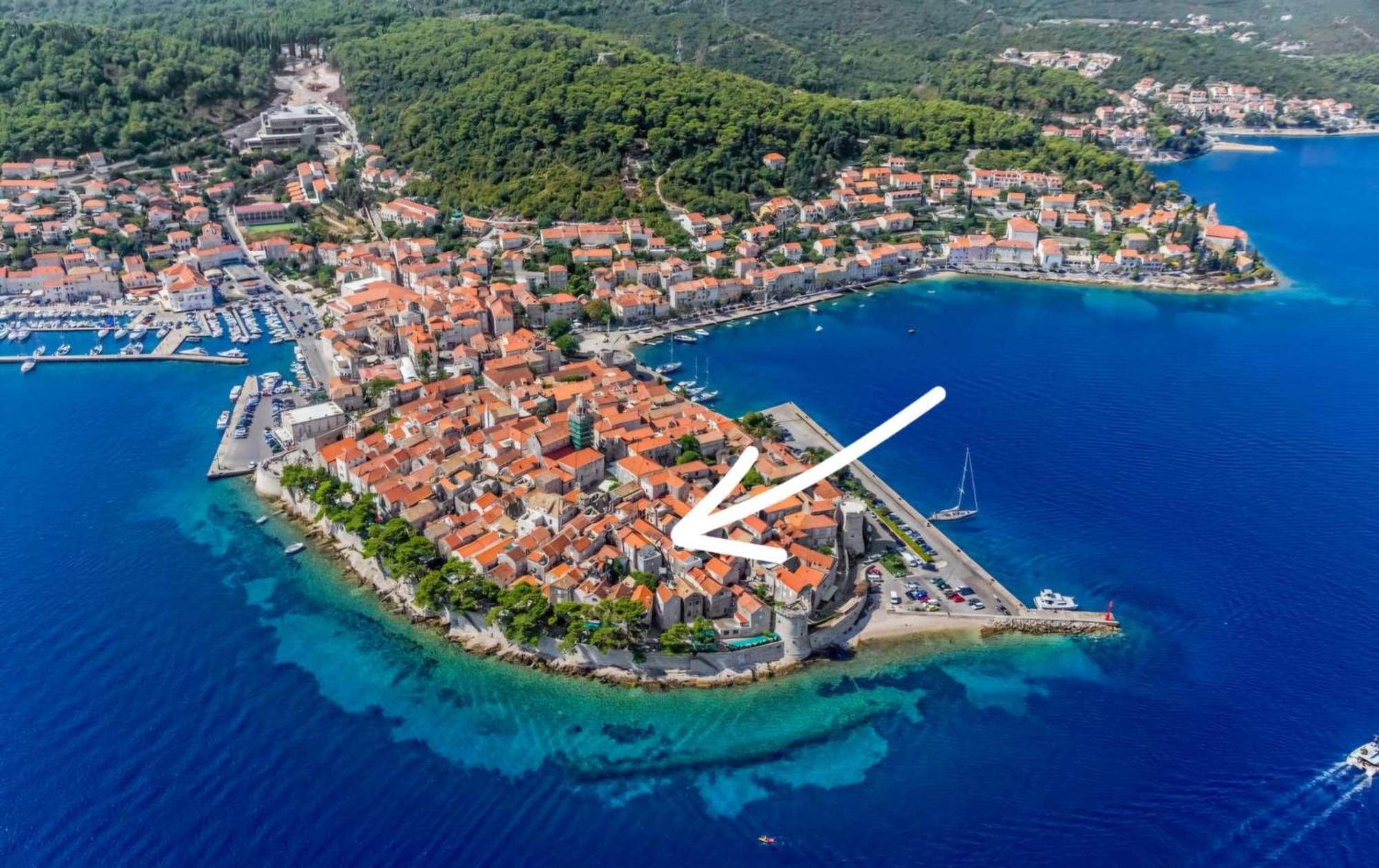 House Kucija Old Town Korcula Apartment Bagian luar foto